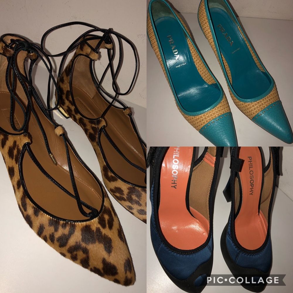 Обувки Prada, Aquazzura Firenze, Philosophy Di Alberta Ferretti