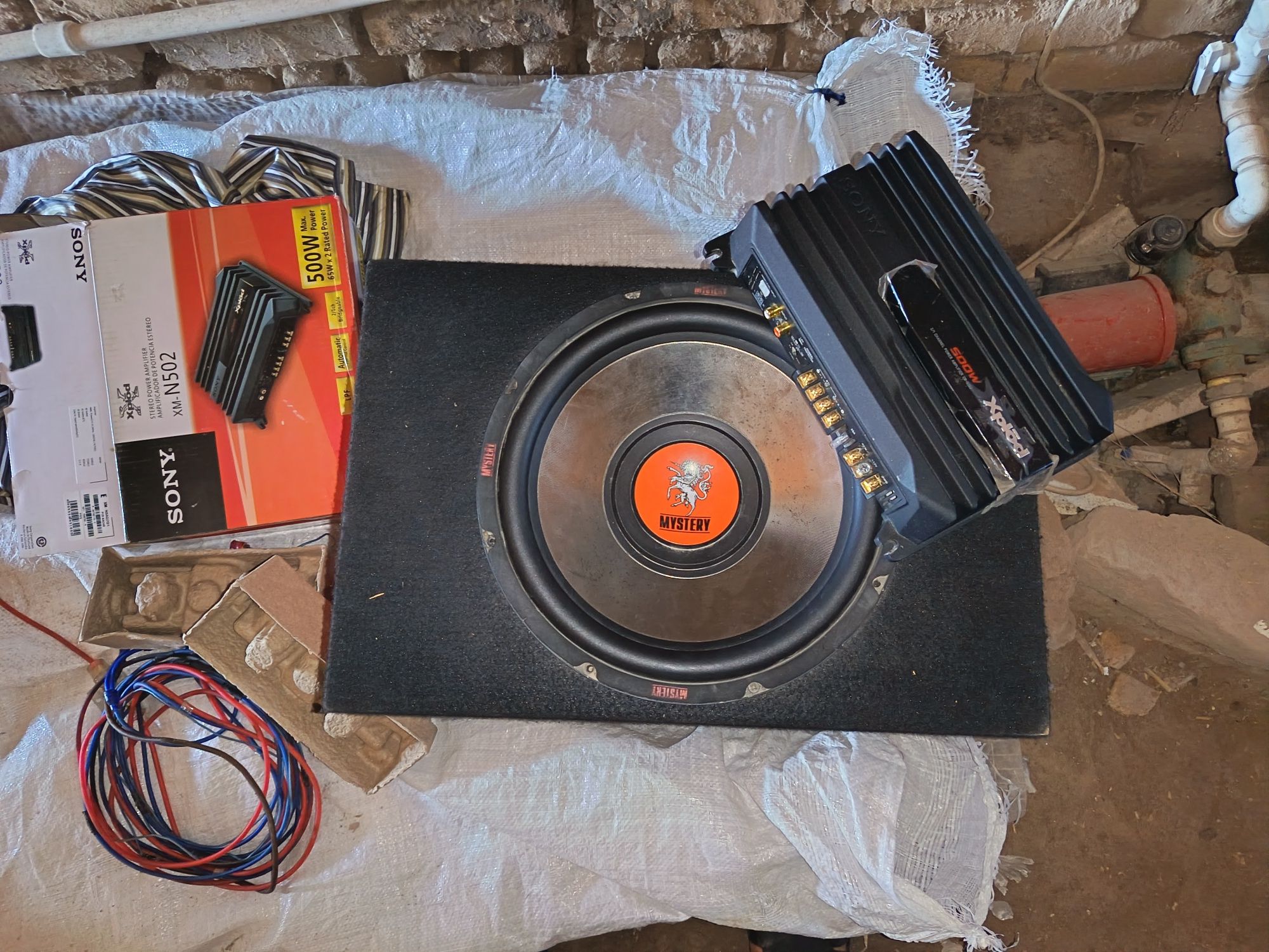 Sambufer:MYSTERY,1000/1200, Wt.  USILITER:SONY, XM-N502...