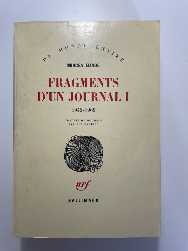 Eliade Jurnal Gallimard