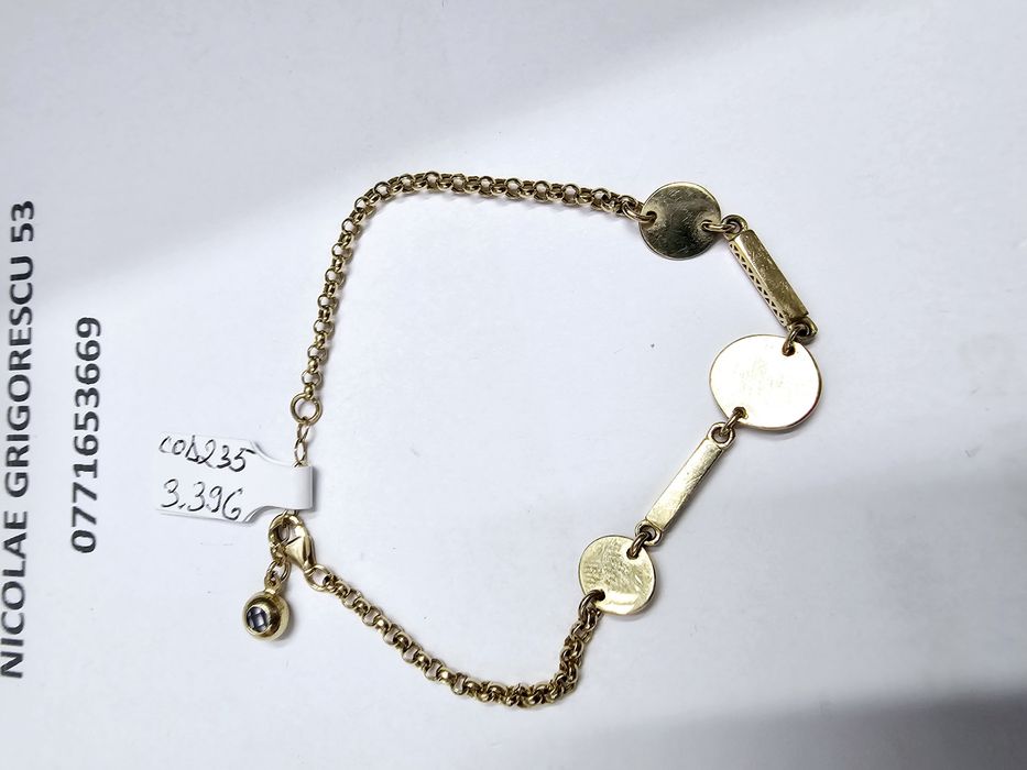 Maty Amanet Bratara din aur 14 k 3.39 g cod 235