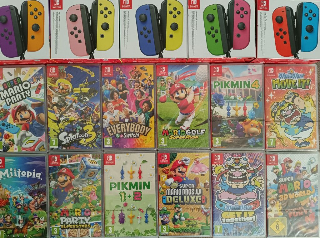 Joy-con.Splatoon 3 Nintendo Switch Mario Golf Mario Party