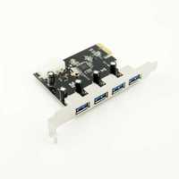 4 Port PCI High Speed USB 3.0 Adapter Card