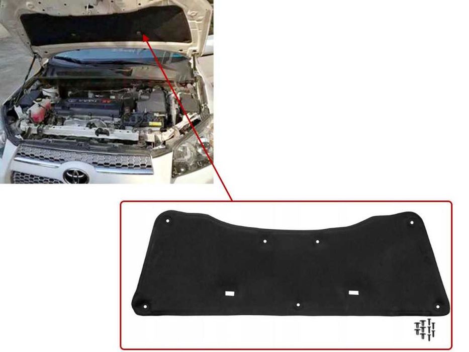 Изолация за преден капак на Toyota RAV4 XA30