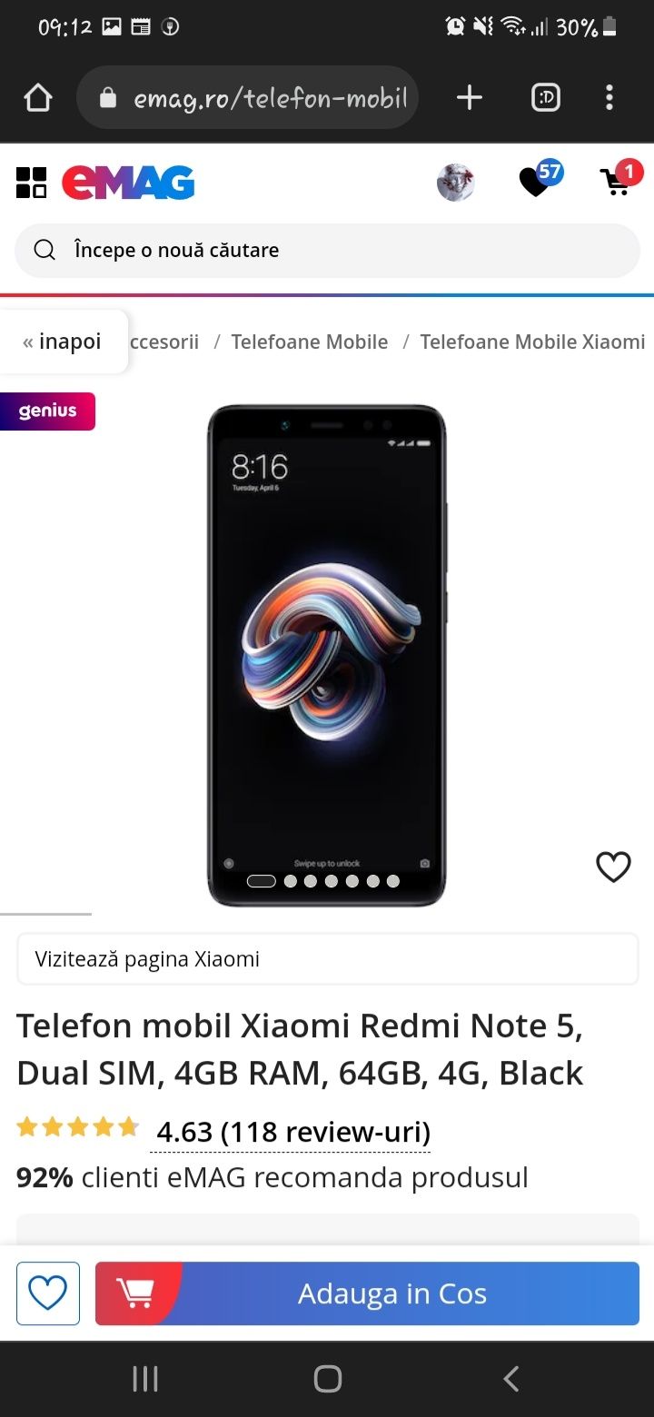 Xiaomi Note 5 nou