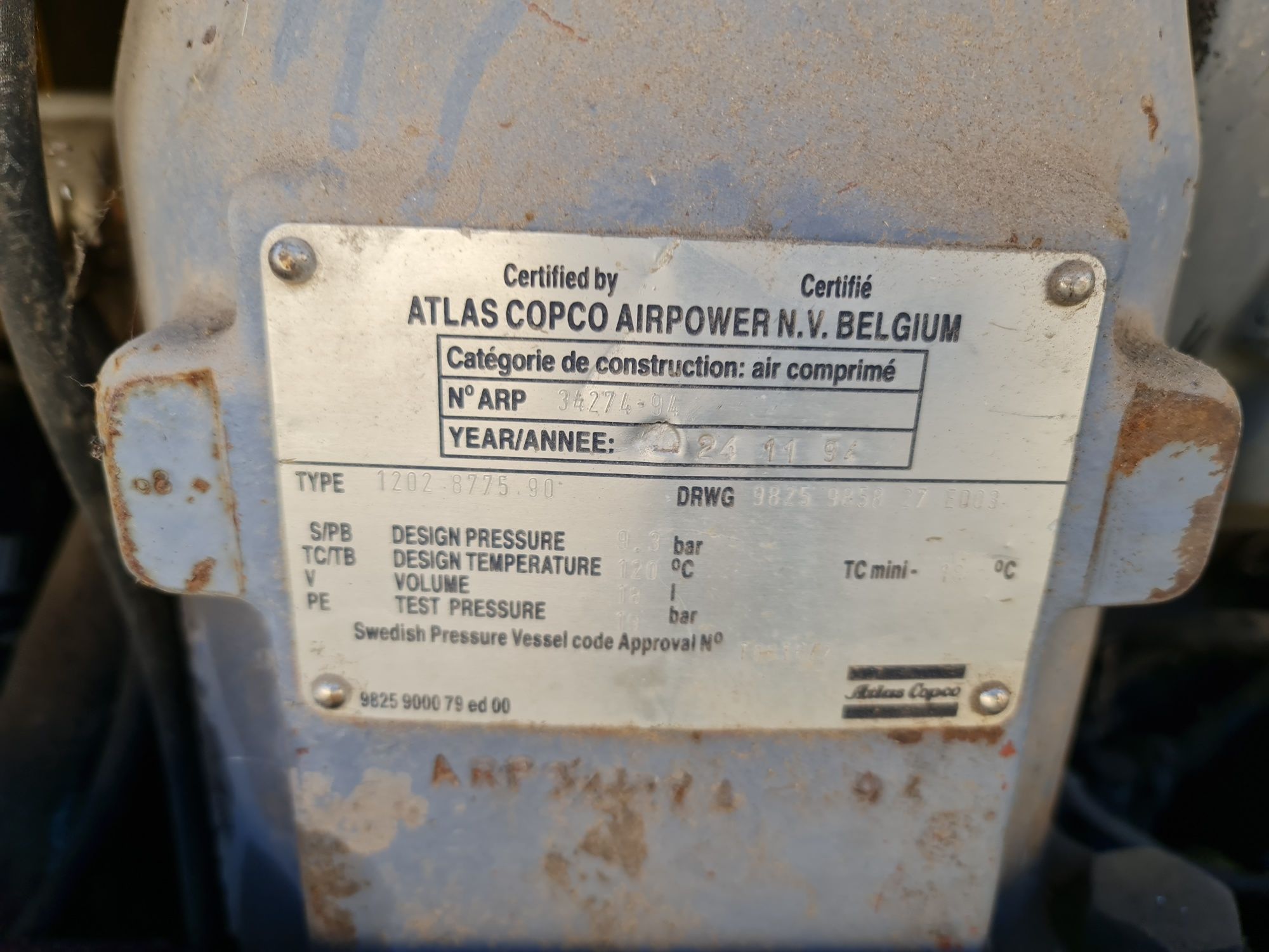 Motocompresor Atlas-Copco XAS 55