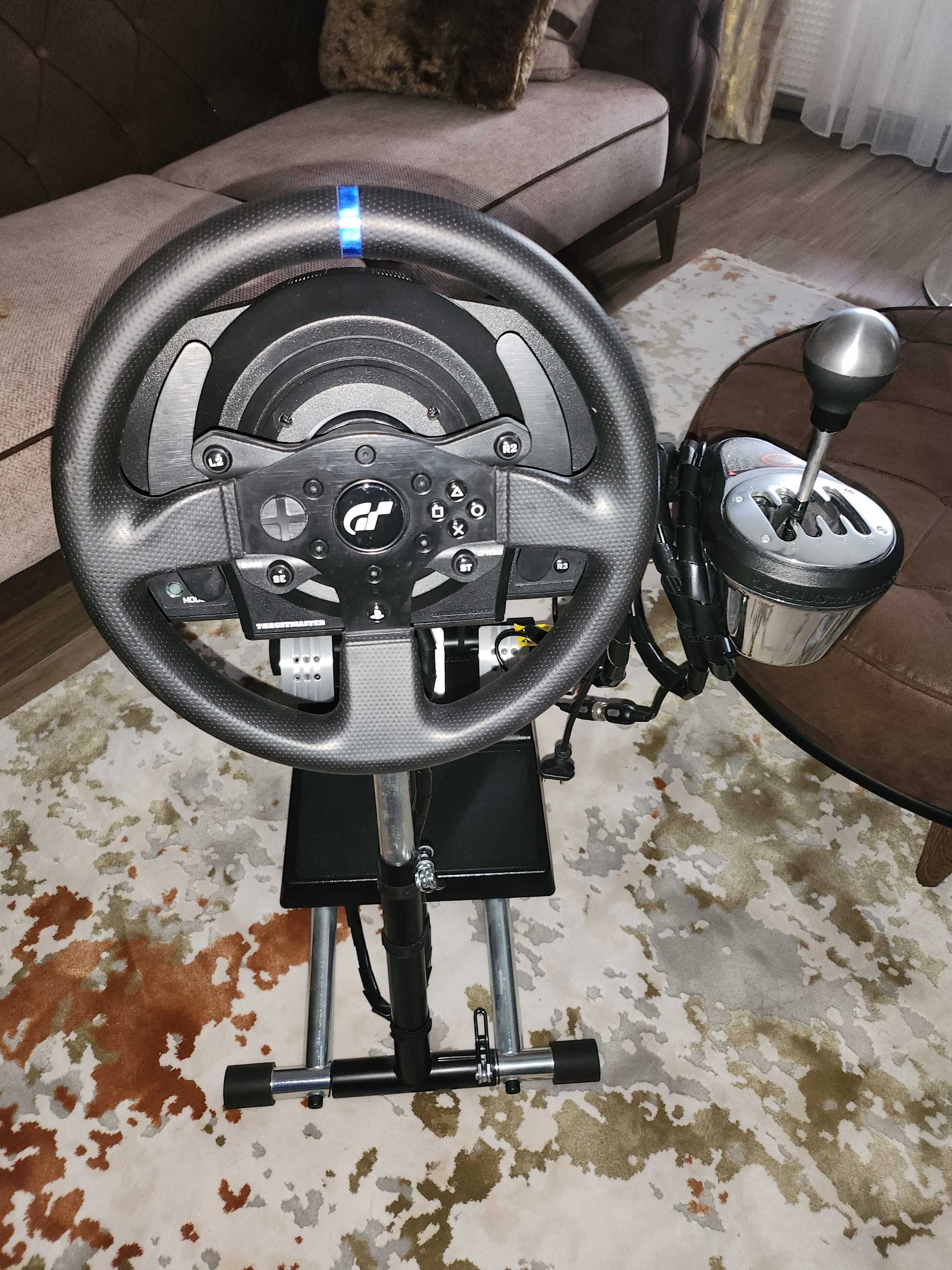 Pachet: Thrustmaster T300 RS GT + Stand + Schimbator TH8A