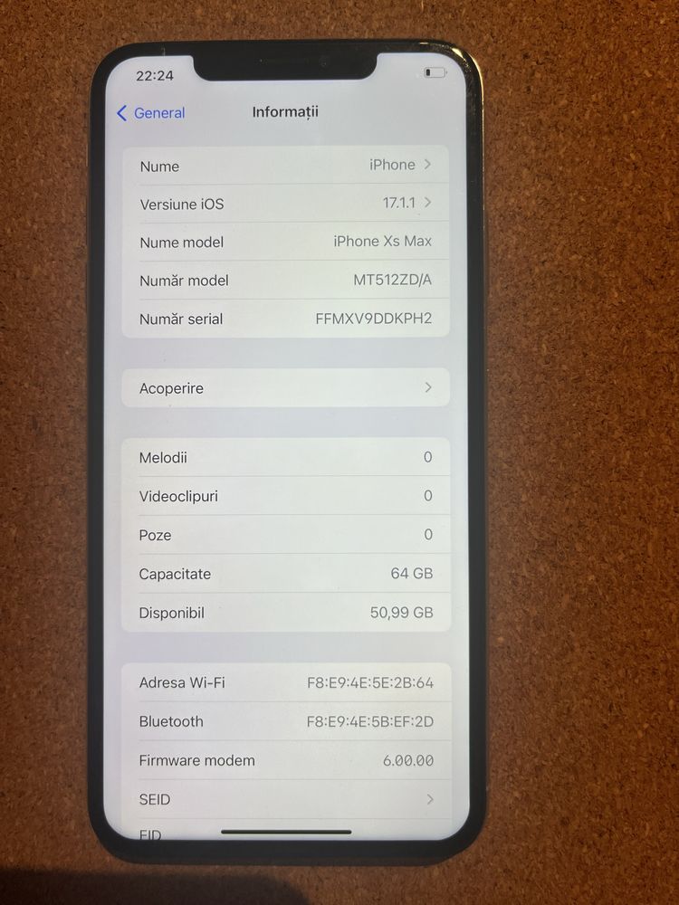 Iphone XS Max 64 Gb ID-ohz679