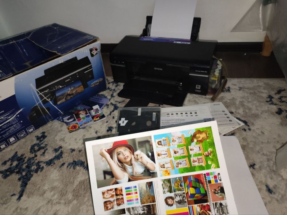 Epson P 50 Dyuz 100% 6 ta rangPrabegi endgina 7000 uyda Kam ishlagan