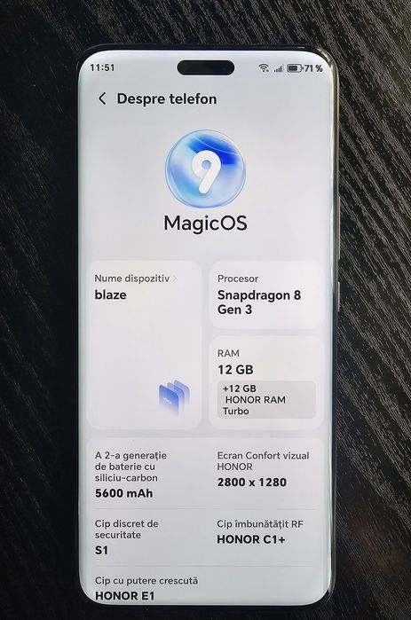 Honor magic 6 pro, in garantie