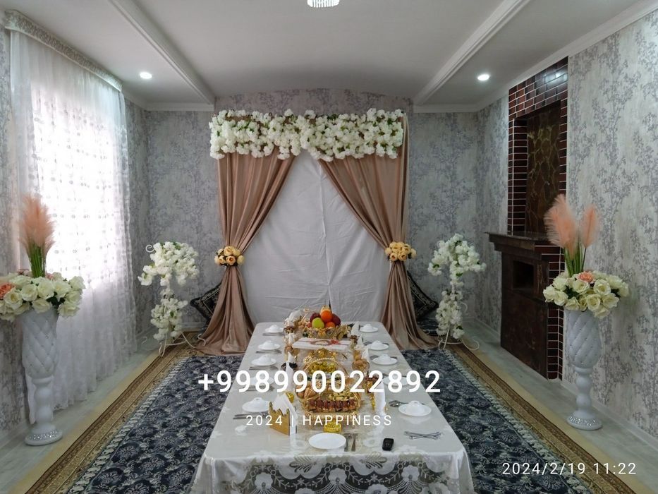 Toʻy bezaklari afarmleniya xizmati