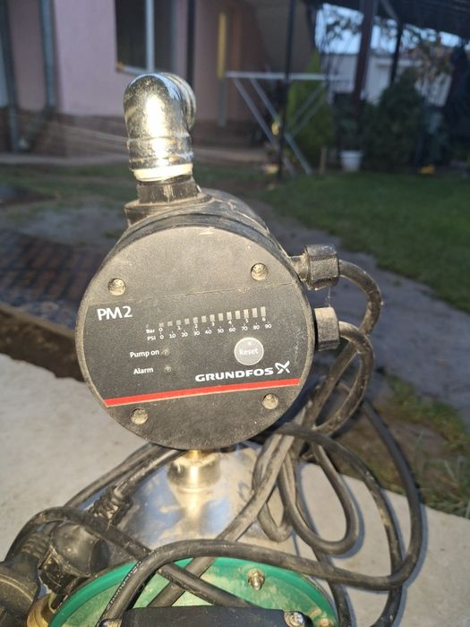 Центробежна водна помпа вило,пресостат грундфост PM2,Редуцит вентил