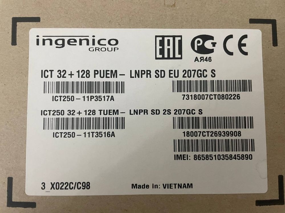 Терминал iCT220/250 Counter top