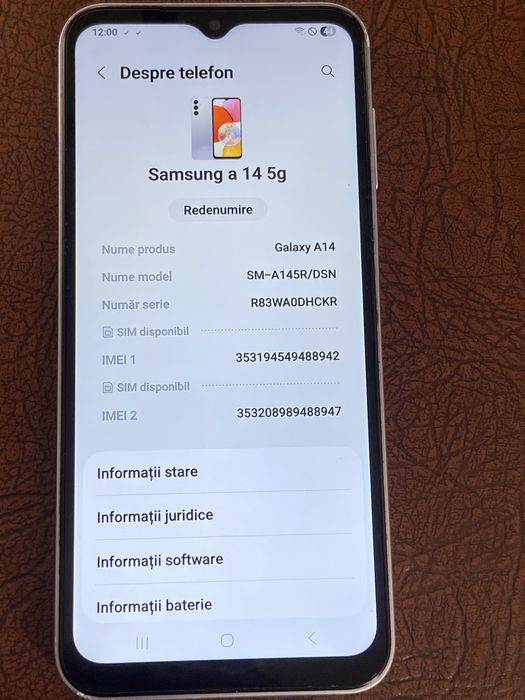 Vand telefon samsung a 14 5 g