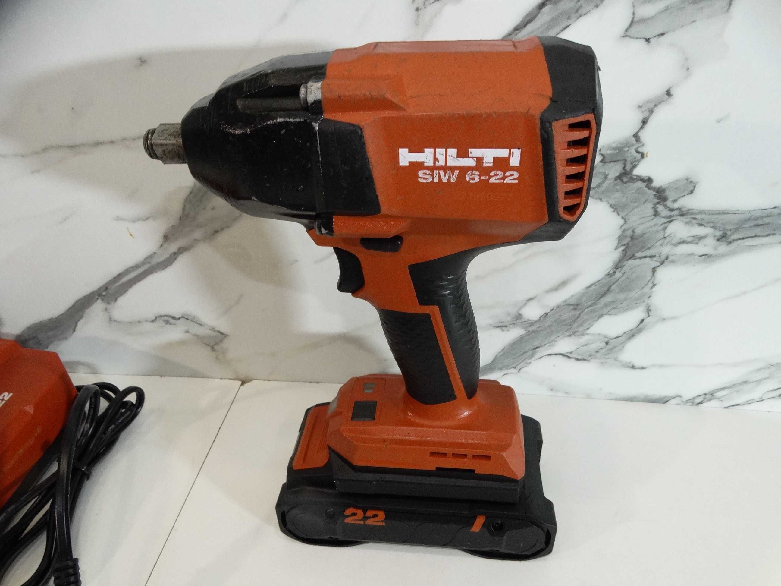 Hilti SIW 6 - 22 / 2 x 4.0 Ah / Nuron - Мощен гайковерт - 450 Nm