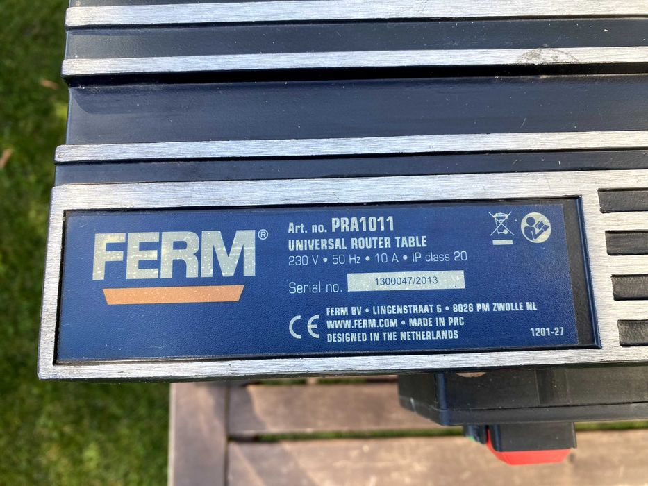 Banc de lucru pentru freza, masa/banc/stand frezare, Ferm 455 x 330 mm