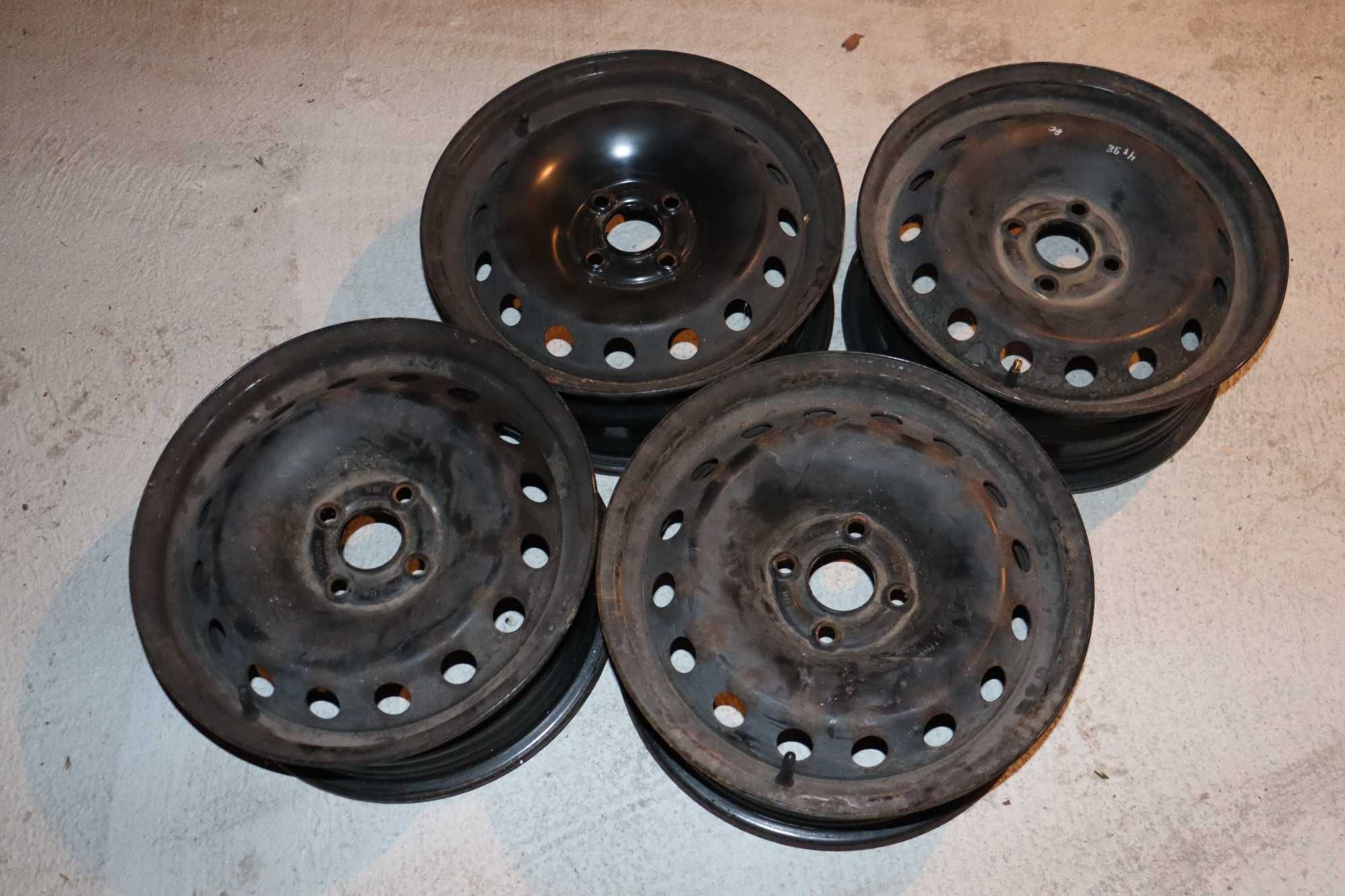 4 бр.Метални джанти 15'' 5х100  за Fiat,Opel, Chevrolet
