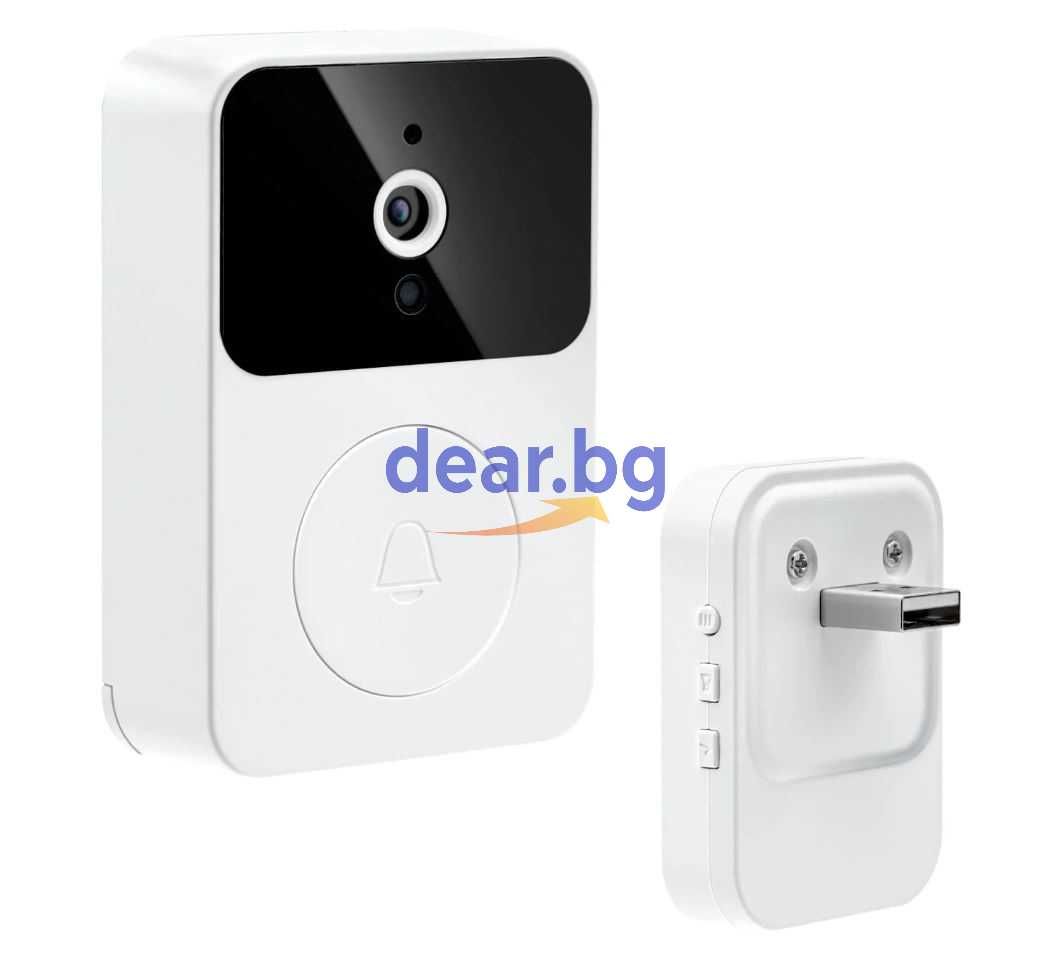 Безжичен видео звънец с камера X Smart Home X9