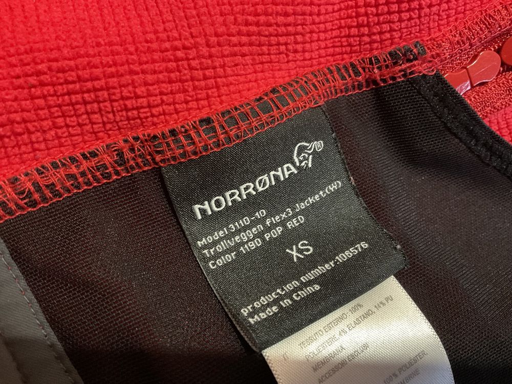 Hanorac original Norrona Softshell interior polar impecabil