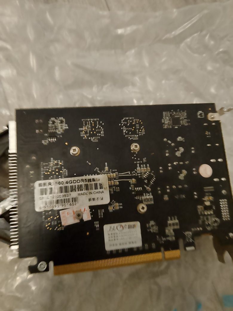 Продам комплект для ПК RX560 4GB GDDR5