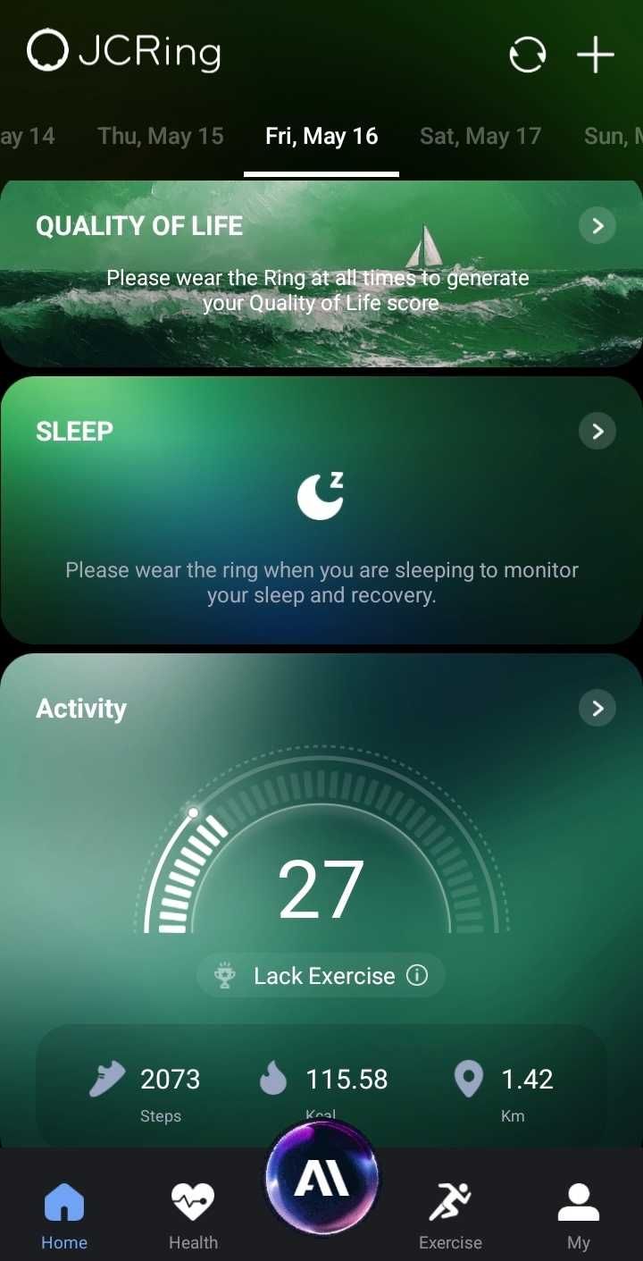 Смарт пръстен/Smart ring JC Ring Xmart