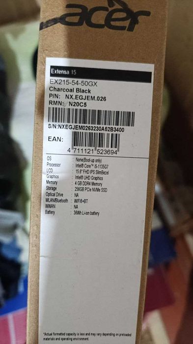 Ноутбук Acer Ex215