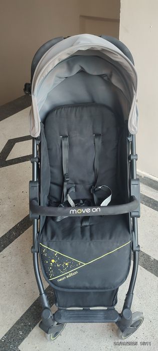 Детска лятна количка Chipolino - Move on, платина