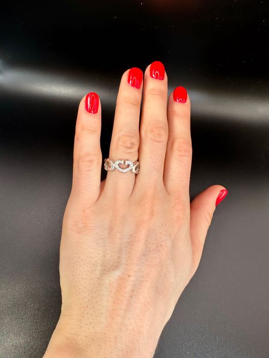 Златен пръстен Cartier C Heart, р.52