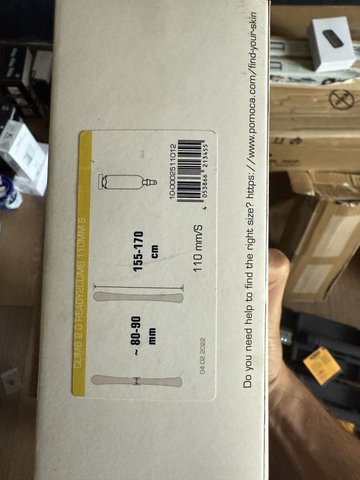 Колани за ски туринг Ротоса Climb 2.0 ready2climb - 110 mm - yellow