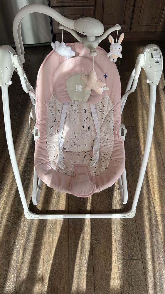 Бебешка люлка-шезлонг Kikka Boo Mia Stella Pink