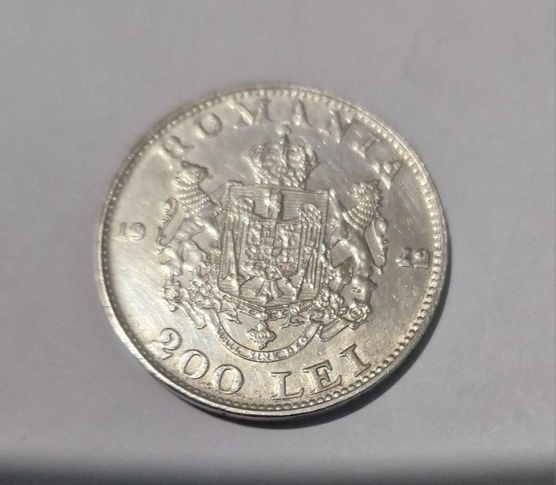 Monedă, Argint, 200 LEI, anu 1942
