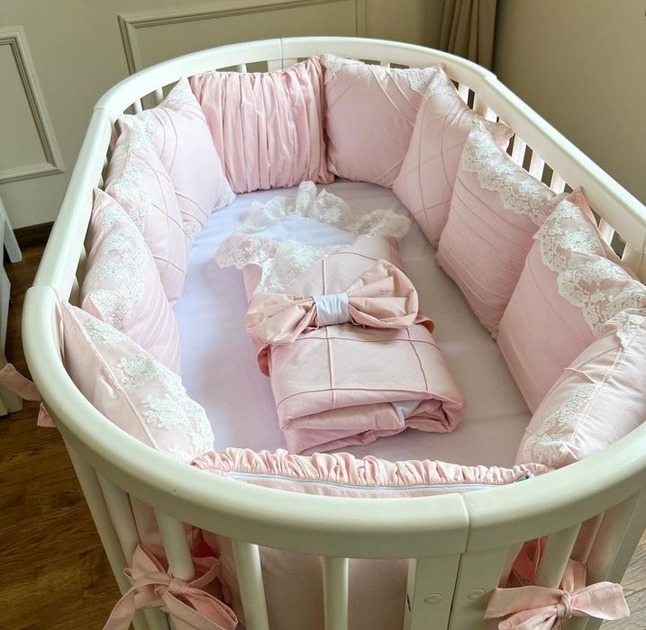 Шью на заказ бортики в детскую кроватку