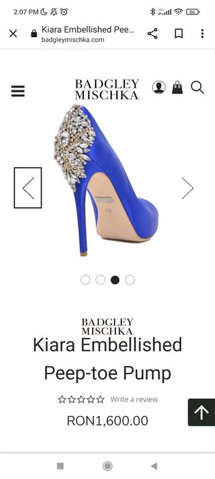 NOU Pantofi eveniment ocazie Badgley Mischka