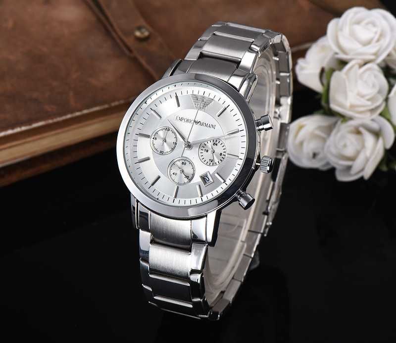 CEAS Armani Premium Chronograph Silver Elegant -NOU 2025 !!!