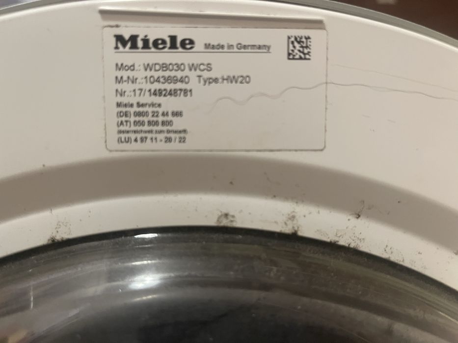 Пералня Miele WDB 030 WCS Classic – КАТО НОВА