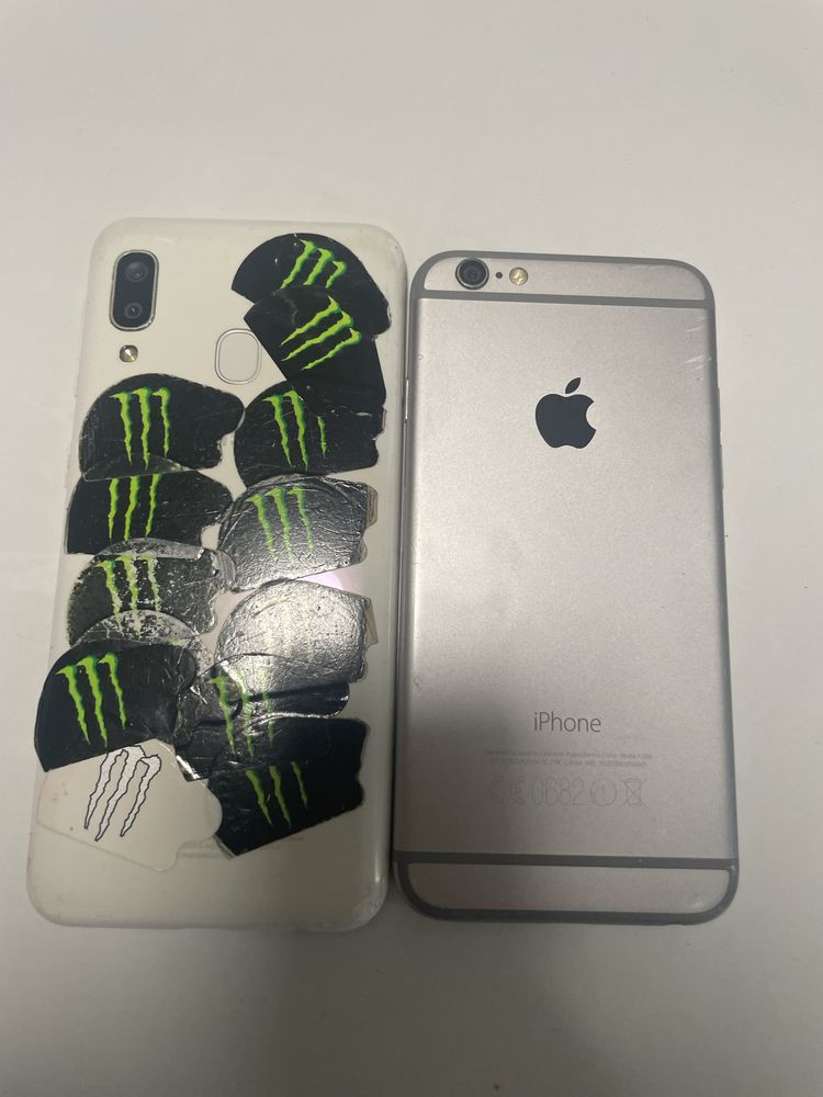 Iphone 6. Samsung galaxy a20