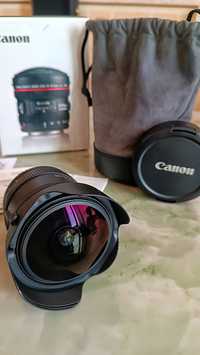 Объектив Fisheye ( рыбий глаз) Canon 8-15mm f/4