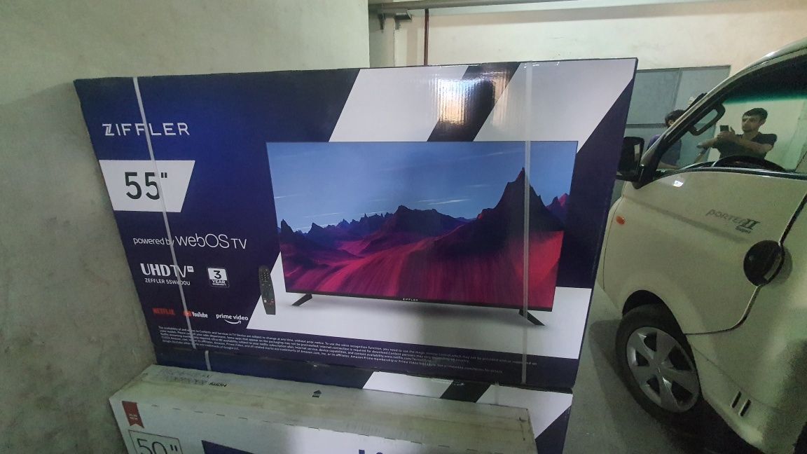 Телевизор ZIFFLER 55W600U WebOs  New 2022 model Новинка