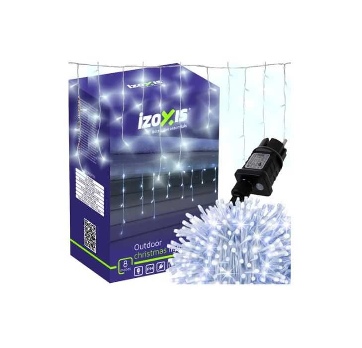 Коледни лампички за външен монтаж / Външни коледни лампички завеса-15м