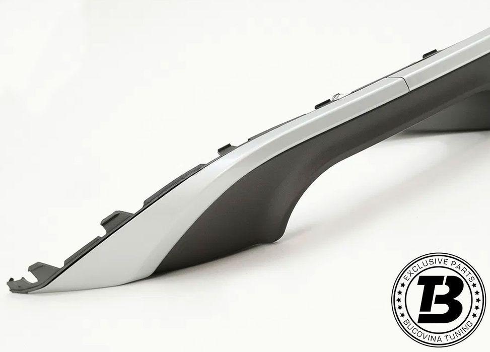 Difuzor Bara Spate cu Ornamente compatibil cu Audi A3 8V S3 Design