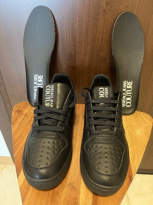 Кожени сникерси VERSACE J.COUTURE