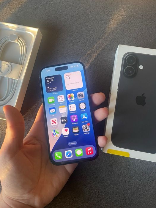 Iphone 16 black 128 gb