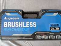 Angseen 6 Inch Mini ferăstrău cu lanț - motor fără perii 1000W