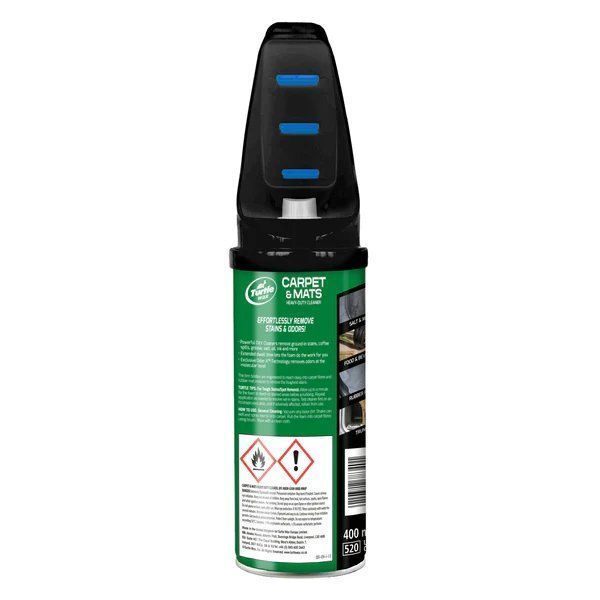 Spray curatare covorase mocheta si covorase cauciuc, cu perie Turtle Wax Power Out Carp& Mats 400ml