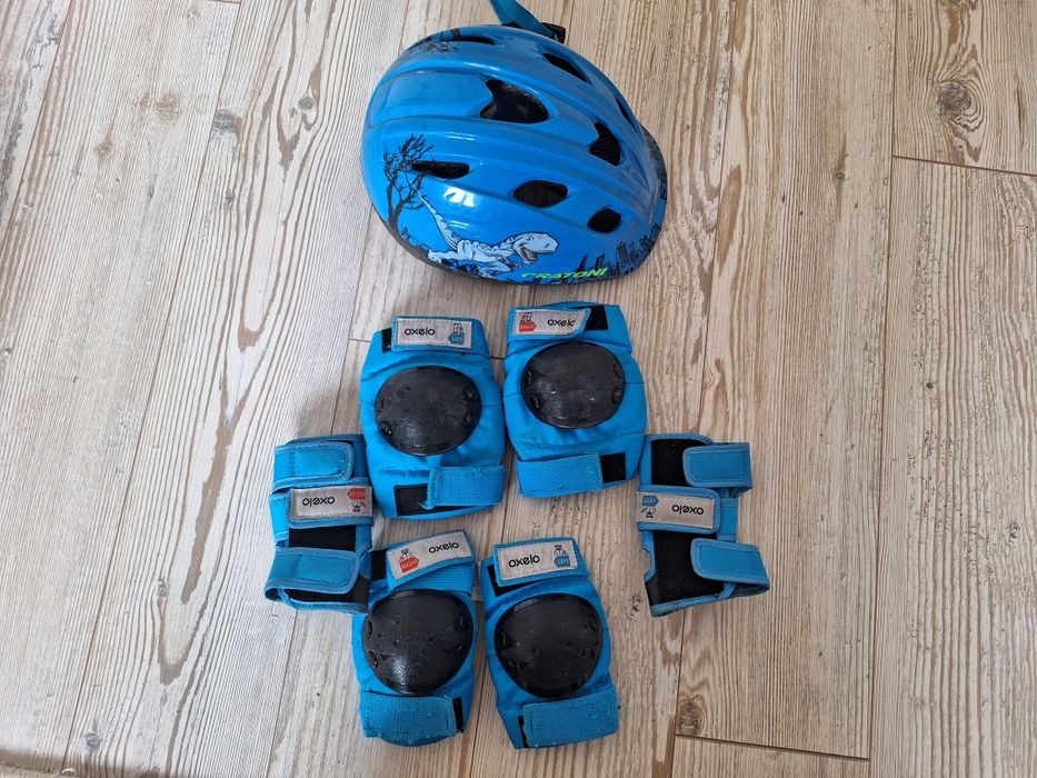 Casca bicicleta/role copii + genunchiere și cotiere