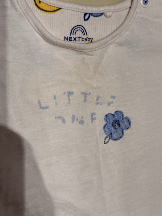 Set NEXT baby 3–6 luni, tricou + pantaloni