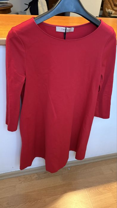 Rochie TWINSET noua rosie scurta S