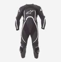 Цял екип Alpinestars Orbiter Leather Suit - Black / White