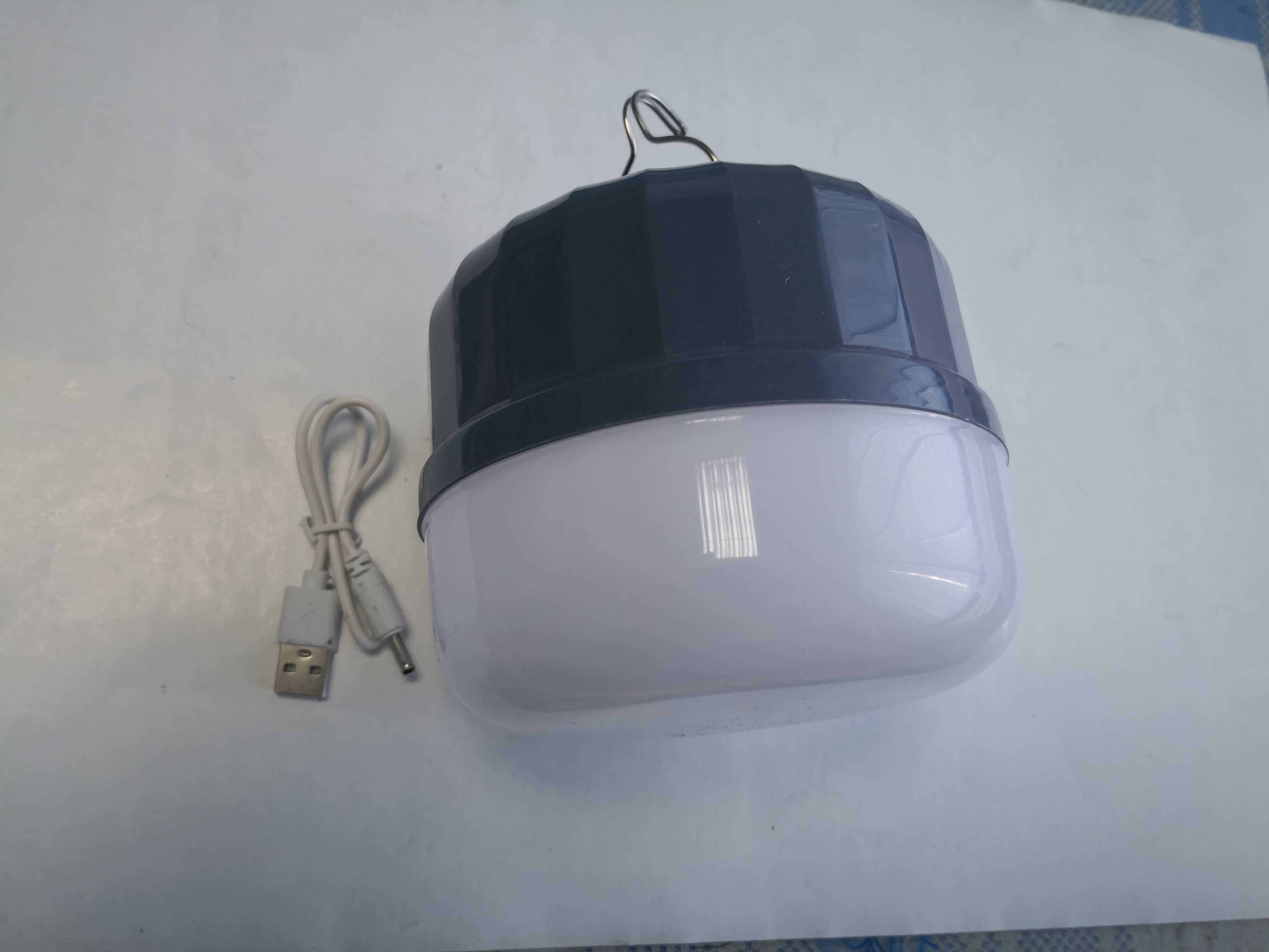 Bec led 100 W cu acumulator pt. camping