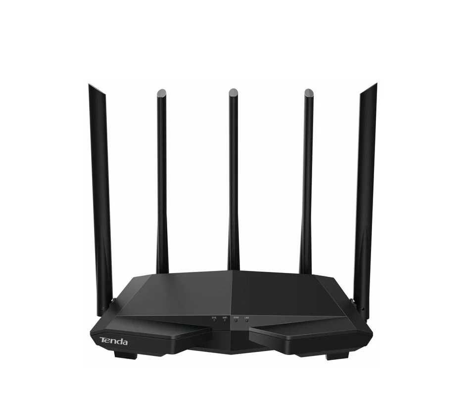 ;WiFi роутер Tenda AC7 Ethernet 5 Антенн 1x WAN 3x Lan 2.4 ГГц & 5 ГГц