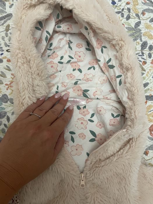 Яке Zara 98 см и плюшен елек с качулка 98 см